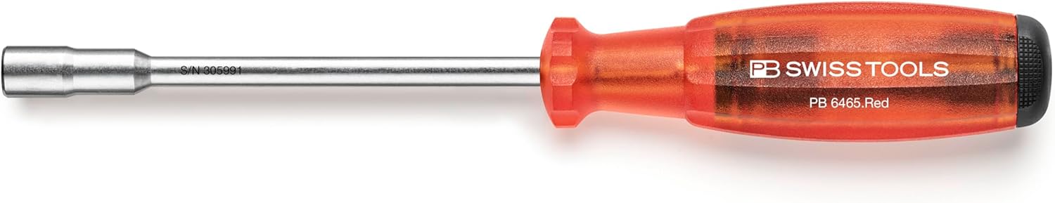 PB Swiss PB 6465.Red CBB - Insider Long – universal holder for 1/4” bits, including 8 C6 Precision Bits
