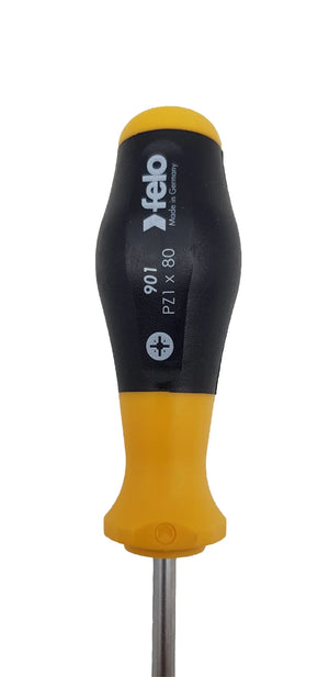 Felo 90110210 Pozidriv Screwdriver PZ1x80-Liger Tools