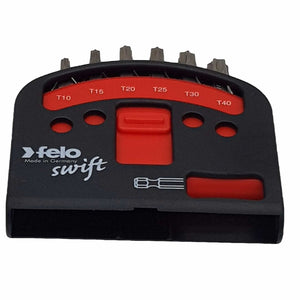 Felo 02060316 Swift Box 6 piece Bits and Magnetholder - T10-T40