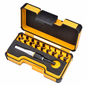 Felo 02071946 XS-Strongbox IMPACT Pro Bit Set with Impact Bits and Bitholder, 19 Pieces