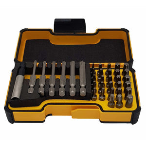 Felo 02073526 XS-Strongbox Bits 35 Torx with Bitholder, 35 Pieces