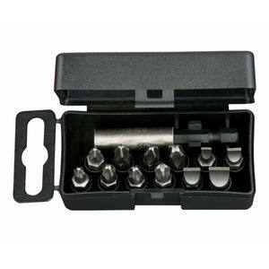 Felo 02091016 Profi Bit Box 13 Bits x 25 mm, Slotted/Phillips/Pozidriv + Bitholder