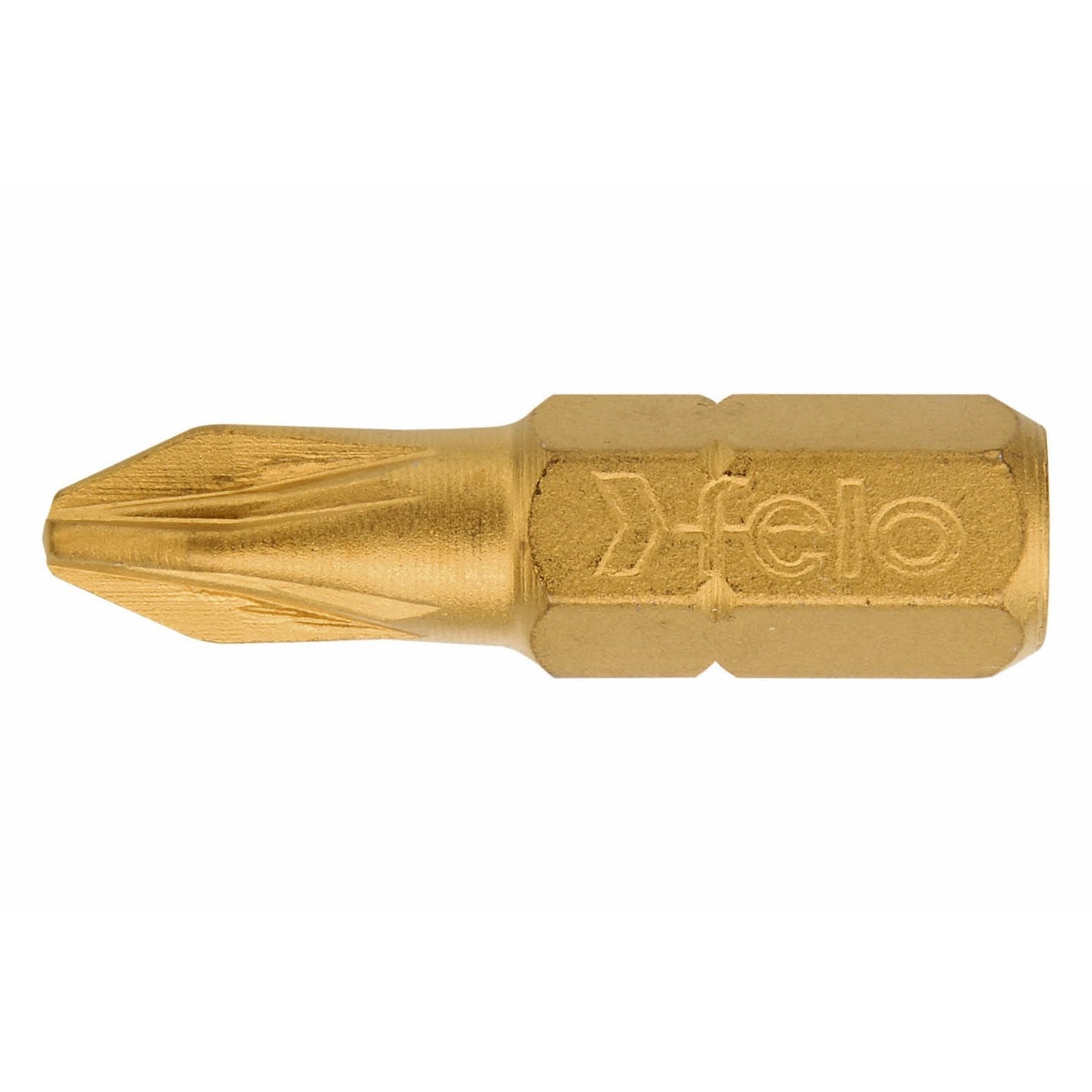 Felo 02101070 Cross bit series TiN PZ 1X25-Liger Tools