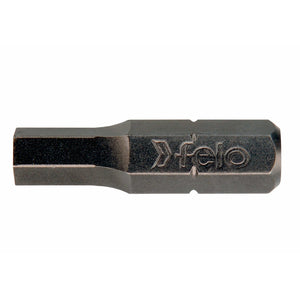 Felo 02450010 Industrial Metric Hex Bit, 5.0 x 25 mm