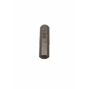 Felo 02460010 Industrial Metric Hex Bit, 6.0 x 25 mm