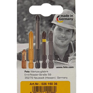 Felo 02615036 Torx T15 x 25 mm Bits - 2 Pieces