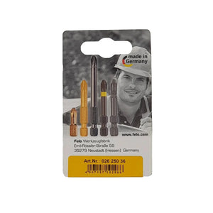 Felo 02625036 Torx T25 x 25 mm Bits - 2 Pieces