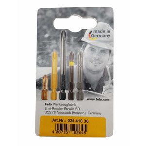 Felo 02693116 Torx T10 / T15 / T20 x 25 mm Industrial Bit - 3 Pieces