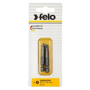 Felo 03102536 Cross bit PZ 2X50, Industrial series, 2 pcs in blister