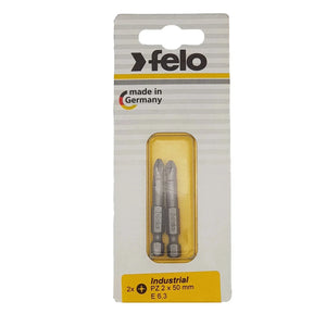 Felo 03102536 Cross bit PZ 2X50, Industrial series, 2 pcs in blister