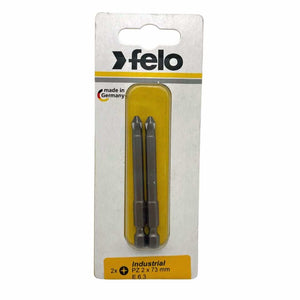 Felo 03102736 Cross bit PZ 2X73, Industrial series, 2 pcs in blister