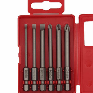 Felo 03192716 Bit set SL/Z +/- Industrial 70 mm in case, 6 pcs