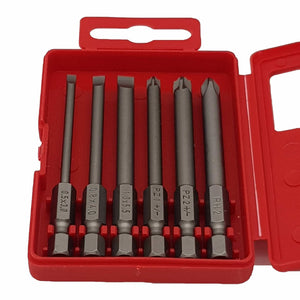 Felo 03192716 Bit set SL/Z +/- Industrial 70 mm in case, 6 pcs