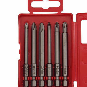 Felo 03291716 Profi Bit Box 6 Bits x 73 mm, Phillips/Pozidriv
