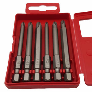 Felo 03291716 Profi Bit Box 6 Bits x 73 mm, Phillips/Pozidriv