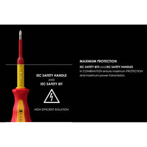 Felo 03501590 VDE Safety Bit 1000V Robertson SQ1 x 115