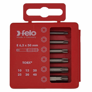 Felo 03691516 Profi Bit Box 6 Bits x 50 mm - Torx