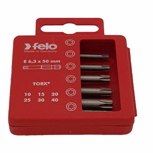 Felo 03691516 Profi Bit Box 6 Bits x 50 mm - Torx