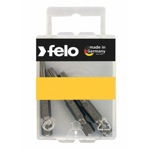 Felo 03693216 Torx T15 / T20 / T25 x 50 mm Industrial Bit - 3 Pieces