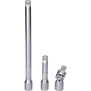 Felo 05681318 ERGONIC Ratchet Set in Systainer, Metric, 1/2" Drive, 13 - 22 mm, 13-pcs