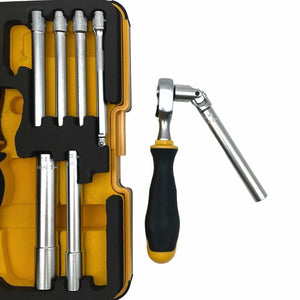 Felo 05781006 R-GO M-Tec Nut Drivers, Ergonic Ratchet - 10 piece Box