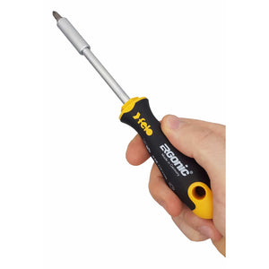 Felo 05783606 R-GO Box SL, Hex, PH, PZ, TX, SQ Bits Ratchet, Bit Holder - 36 pc