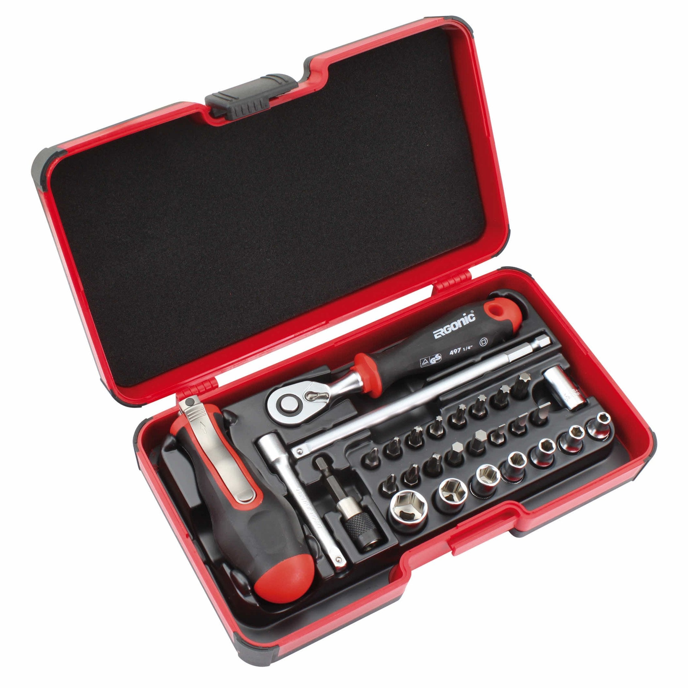 Felo 06081506 Smart II Socket and Bit Set PH/PZ/Hex/Torx - 29 Piece-Liger Tools