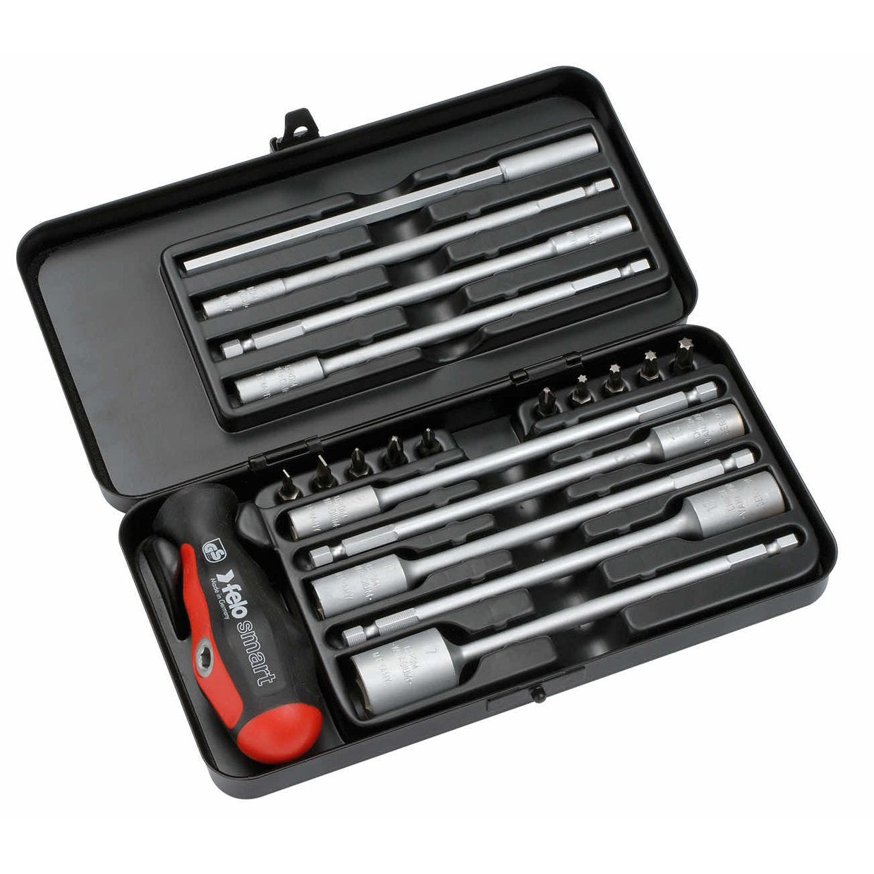 Felo 06092036 Smart Engineer Inch Tool Set with SAE Socket Blades And Bits, 20 Pieces-Liger Tools