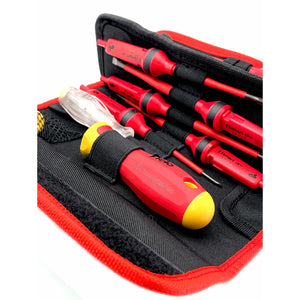 Felo 06381204 Belt bag E-smart slim VDE 13 pcs. SL/PH/PZ/TORX