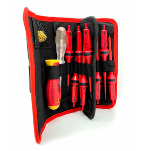 Felo 06381204 Belt bag E-smart slim VDE 13 pcs. SL/PH/PZ/TORX