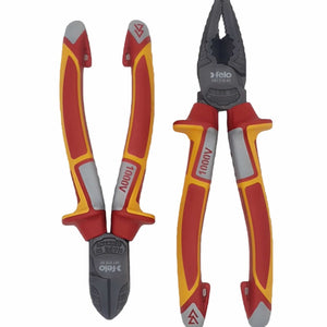 Felo 06391904 Set of dielectric rods, E-SMART handles, side cutters and pliers with a screwdriver network tester in a bag, 19 pcs