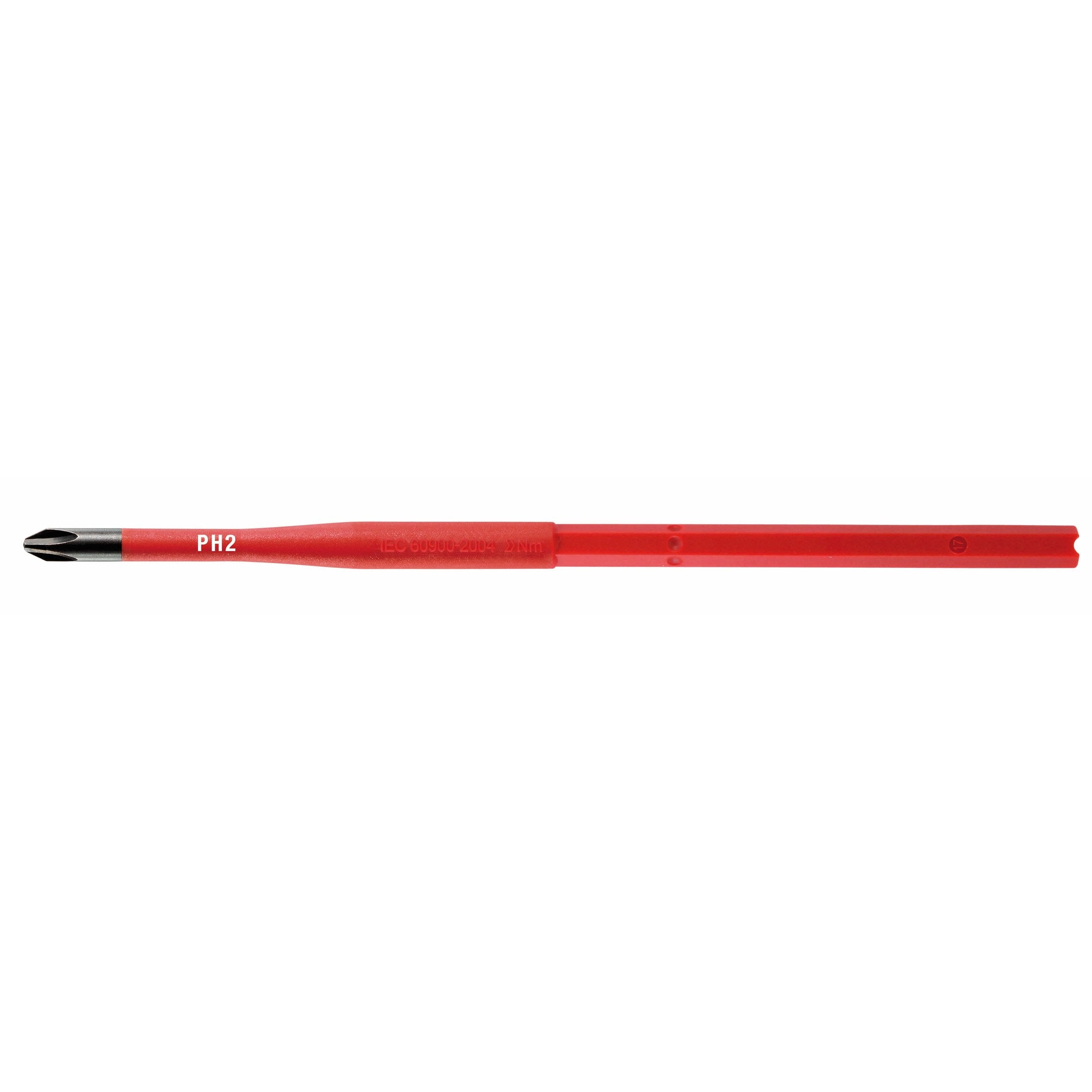 Felo 10220394 VDE Insulated Slim Blade for Torque Limiting Handle, Phillips PH 2 x 170 mm-Liger Tools