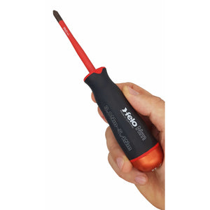 Felo 10620394 VDE Insulated Slim Blade for Torque Limiting Handle, Phillips/Slotted Plus-Minus 2 x 170 mm