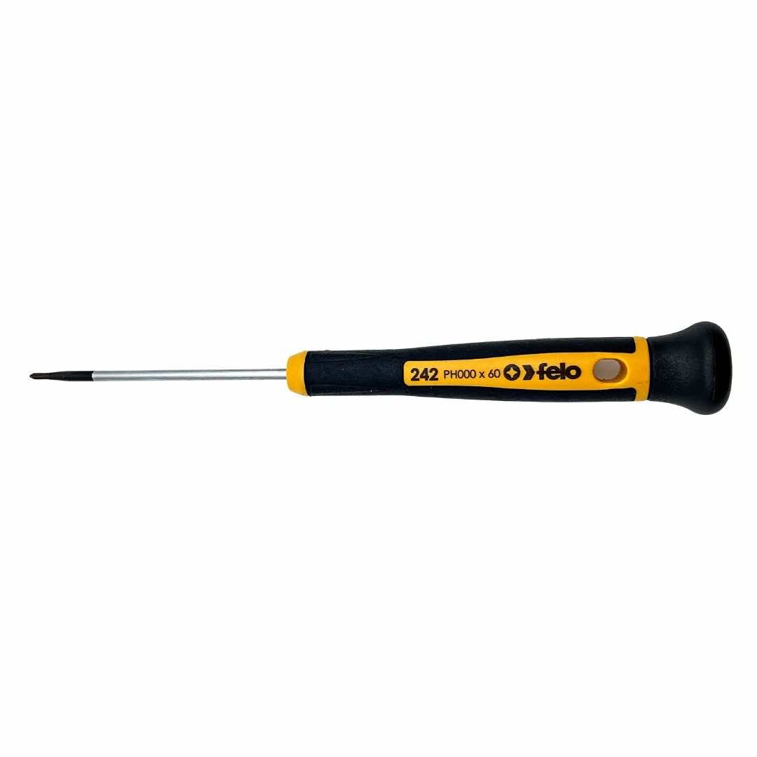 Felo 24200060 #000 x 60mm Precision Phillips Screwdriver-Liger Tools