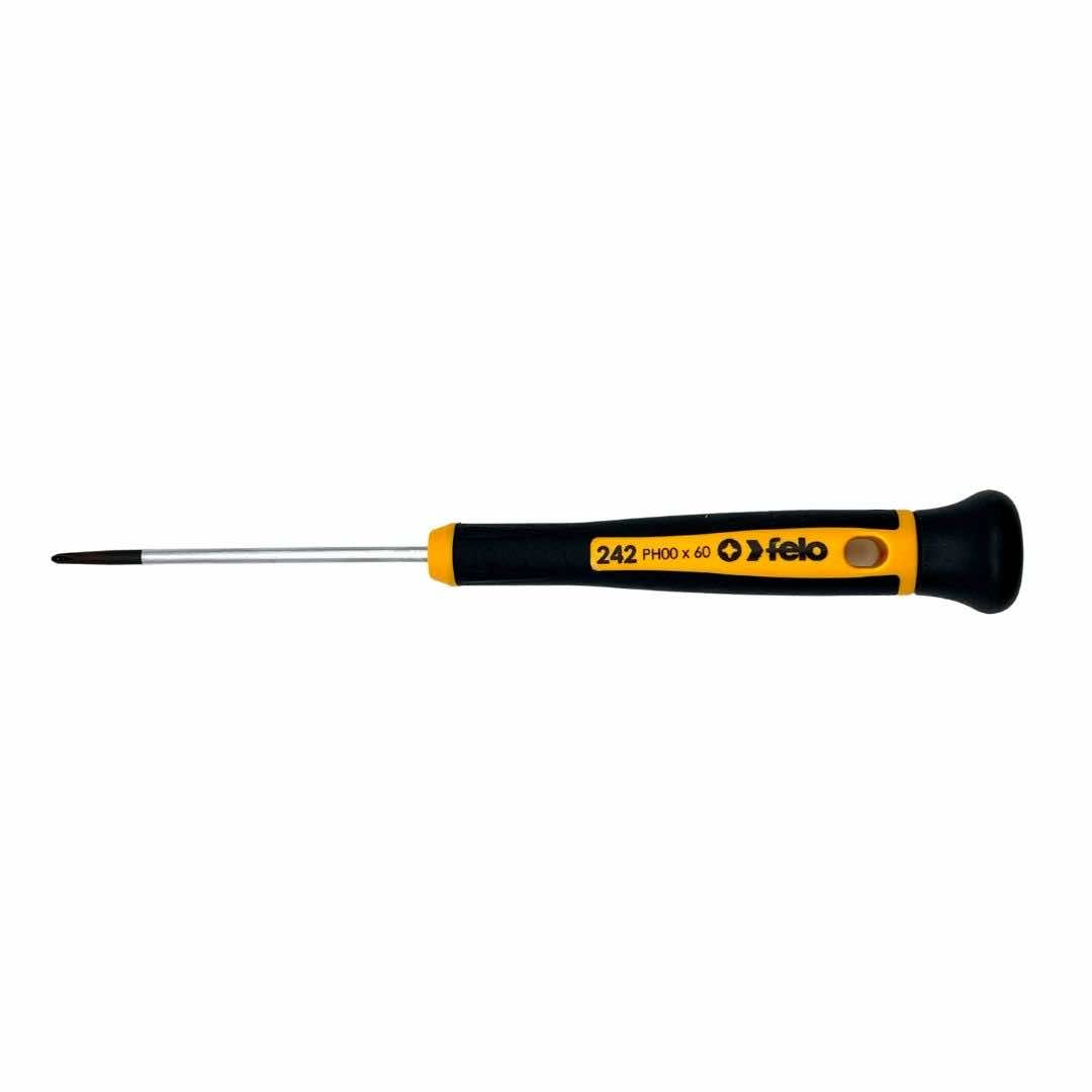Felo 24200960 #00 x 60mm Precision Phillips Screwdriver-Liger Tools
