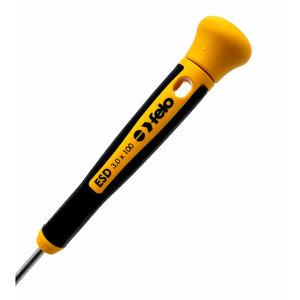 Felo 25003560 ESD 3 x 100mm Precision Slotted Screwdriver