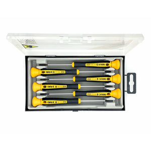 Felo 25096166 ESD 6 Piece Precision Slotted & Phillips Screwdriver Set