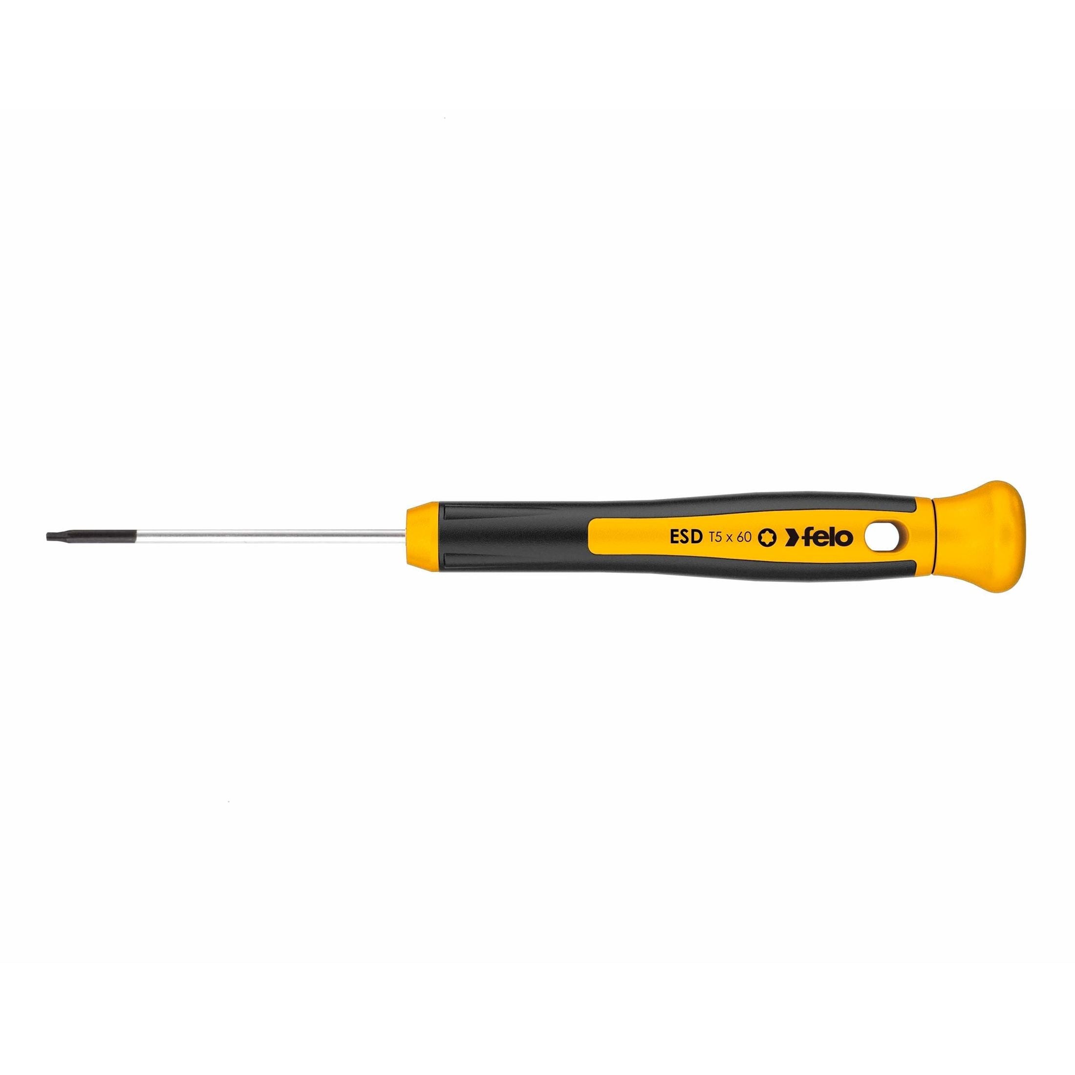 Felo 25810360 T 10 x 60 mm ESD Precision Torx Screwdriver-Liger Tools