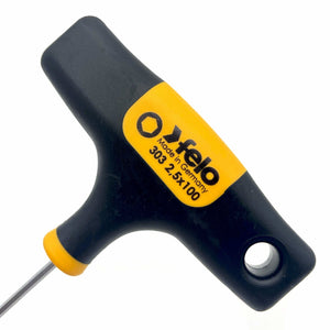 Felo 30325360 Metric Hex T-Handle, 2,5 mm x 100