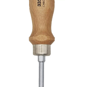 Felo 33503590 3.5 x 75mm Wood Handle Slotted Screwdriver