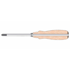 Felo 33504590 Slotted 4.5 x 90mm Wood Handle Screwdriver