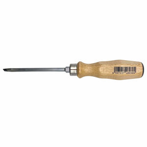 Felo 33505590 5.5 x 100mm Wood Handle Slotted Screwdriver