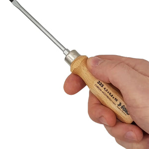 Felo 33597198 Wood Handle Slotted, Phillips and Pozidriv Screwdriver Set, 7 Pieces