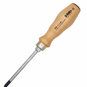 Felo 33620390 #2 x 100mm Wood Handle Pozidriv Screwdriver