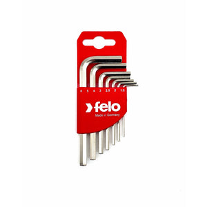 Felo 34500711 Set of short hex keys, L-shaped, 7 pcs. HEX 1.5-6.0 mm