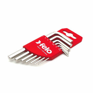 Felo 34500711 Set of short hex keys, L-shaped, 7 pcs. HEX 1.5-6.0 mm