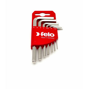 Felo 34500711 Set of short hex keys, L-shaped, 7 pcs. HEX 1.5-6.0 mm