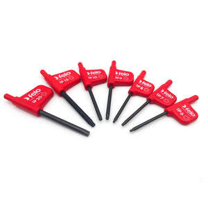 Felo 34990750 Torx Plus Flagdriver Set, 6 IP - 20 IP, 7 Pieces