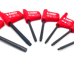 Felo 34990750 Torx Plus Flagdriver Set, 6 IP - 20 IP, 7 Pieces