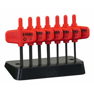 Felo 35890750 Torx Double Flagdriver Set, T6 - T20, 7 Pieces